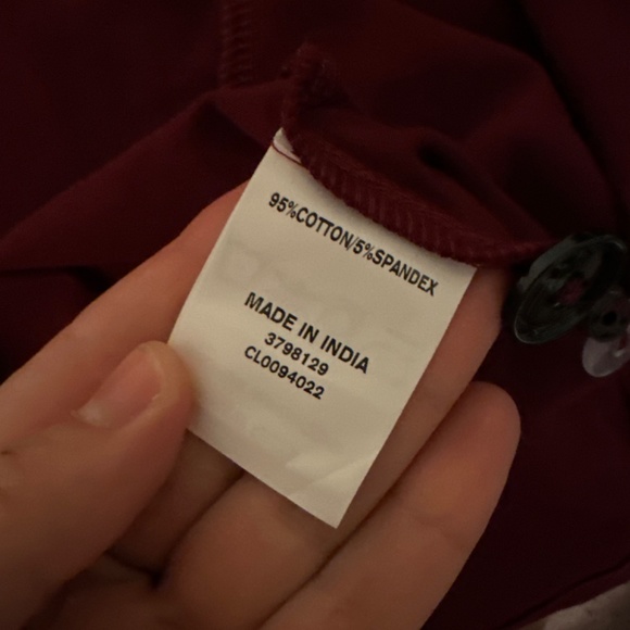 eShakti Red Midi Dress with Elegant Flair - Picture 6 of 6